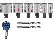 Bosch PRO Multi Material PC Plus Lochsägen-Set, 20, 44, 64 mm, 9-tlg. Produktbild