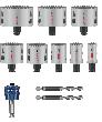 Bosch PRO Multi Material PC Plus Lochsägen-Set, 25-86 mm, 11-tlg. Produktbild