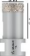 Bosch PRO Ceramic Trockenbohrkrone, 25 x 35 x 14 mm Produktbild img5 S