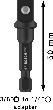 Bosch PRO Socket Adapter mit Kugelverbindung, 3/8", 50 mm Produktbild img5 S