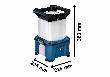Bosch PRO Akku-Bauleuchte GLA 18VH-7500 + Kaltgerätekabel Produktbild img3 S