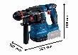 Bosch PRO Akku-Bohrhammer mit ONECHUCK GBH 18V-22 X Produktbild img3 S
