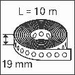 Bosch PRO FMS-19 Lochband, 10&nbsp;m&nbsp;x&nbsp;19&nbsp;mm Produktbild img3 S