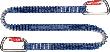 Bosch PRO Sicherungsgurt, leicht, 6&nbsp;kg, 2&nbsp;Karabiner Produktbild