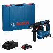Bosch PRO Akku-Bohrhammer mit SDS plus GBH 18V-18, 2 x Akku GBA 18V 2.0Ah,Handwerkerkoffer Produktbild