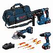 Bosch PRO Werkzeug-Set: GSB 18V-65 + GWS 18V-11 + GBH 18V-24 C + 3x GBA 5.0Ah , 3-tlg. Produktbild