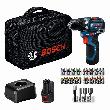 Bosch PRO Akku-Bohrschrauber GSR 12V-32, 2x GBA 12V 2.0Ah, 36-tlg. Zubehör, Werkzeugtasche Produktbild
