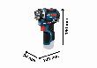 Bosch PRO Schrauber GSR 12V-32 FC, 2x GBA 12V 2.0Ah, diverse Aufsätze, L-BOXX Produktbild img3 S