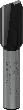 Bosch PRO Nutfräser, zweischneidig, D 12 mm, L 19,6 mm, S 8 mm Produktbild