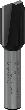 Bosch PRO Nutfräser, zweischneidig, D 13 mm, L 19,6 mm, S 8 mm Produktbild
