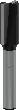 Bosch PRO Nutfräser, zweischneidig, D 9,5 mm, L 19,6 mm, S 6 mm Produktbild img2 S