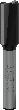 Bosch PRO Nutfräser, zweischneidig, D 9,5 mm, L 19,6 mm, S 6 mm Produktbild