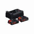 Bosch EXPERT Starter-Set 2x EXBA18V-40 + GAL 12V/18V-80 Produktbild