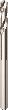 Bosch Zentrierbohrer für Standard-Aufsteckhalter, HSS-G, 6,35 x 40 mm Produktbild