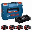 Bosch EXPERT Starter-Set 2x EXBA18V-55 + 2x EXBA18V-80 + EXAL18V2-320 Produktbild
