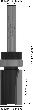 Bosch PRO Bündigfräser mit oberen Kugellager, D 5/8", L 1", S 1/4" Produktbild img5 S