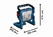 Bosch PRO Akku-Bauleuchte GLI18V-5000 Produktbild img3 S