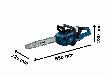 Bosch PRO Akku-Kettensäge GKE 18V-40, 1x EXBA18V-55 Produktbild img3 S