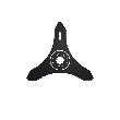 Bosch PRO Zubehör Freischneidermesser 25 cm 3-Zahn Produktbild