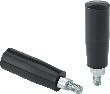 FORTIS Zylindergriff 0612 Duroplast, 061 2 23mm M 8x12, drehbar Inhalt: 2 Stück Produktbild img2 S