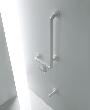 HEWI Papierrollenhalter 477.21.200, mit Rosette, L 123mm, lichtgrau Produktbild img2 S