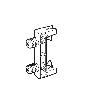 HETTICH Schubk.-Frontbefestigung,Stabilisator, H 251,m.Spreizzapfen,AvanTech You,9257888 Produktbild img2 S