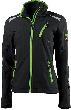 FORTIS twenty-four Damen-Softshelljacke schwarz/limegreen Gr. M Produktbild
