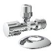 KIRCHHOFF Eckventil, 3/8"AG x 3/8"AG x 1 0 mmQ mit Schubrosette Produktbild img1 S