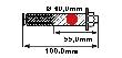 PÖSAMO Bolzenanker f. Klappfuß Stahl, verzinkt, Bohr-Ø 10mm Produktbild img2 S