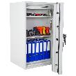 Rottner OB-Feuerschutztresor, Diamant Super, 100, Doppelbartschloss, Stahl lichtgrau Produktbild img4 S