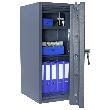 Rottner OB-Feuerschutztresor, Imperial, 100, mit elektronischem Zahlenschloss, Stahl gra Produktbild img3 S