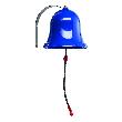 RING Glocke blau m.Schrauben/Halterung Produktbild img1 S