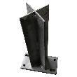 Aufschraubträger 300x160x88mm feuerverz. Produktbild
