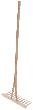 Kerbl Holzrechen Mini mit Stiel Produktbild