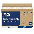 TORK Standard-Papierwischtücher 2-lagig Innenabrollung Weiß M2, 6×160m Produktbild