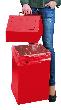 stumpf Wertstoffsammler 45 l rot stationär stumpf Produktbild img3 S