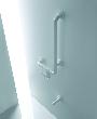 HEWI Papierrollenhalter 477.21.200, mit Rosette, L 123mm, lichtgrau Produktbild img3 S