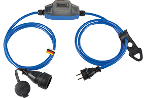 Stromzähler ROCO 1 230V, MID-geeicht, 3m H07BQ-F 3G2,5 blau Produktbild img1 L