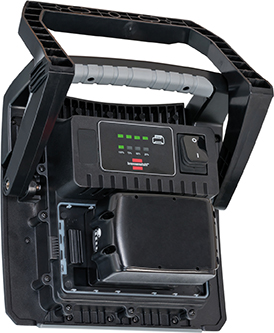 Akku-LED-Arbeitsleuchte Multi 4000 MA, 4500lm, IP65, Wechselakku Produktbild img2 L