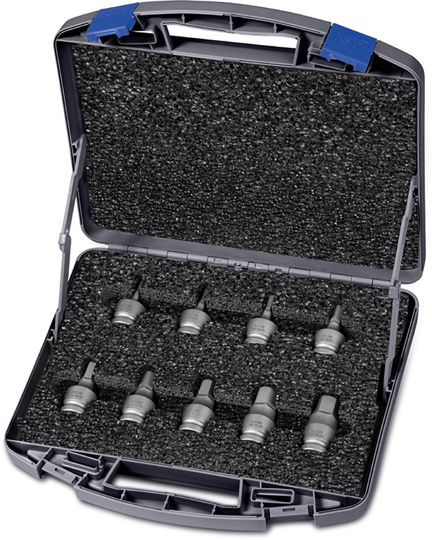 Kraft-Bit-Steckschlüsselsatz 1/2" Innensechskant 9-tlg. 725 H 9 OL Produktbild img1 L