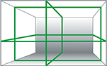 Multilinienlaser X-Liner 3D 360° green, selbstnivellierend Produktbild img3 L