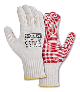Feinstrick-Handschuh Gr. 10 mit PVC-Noppen Produktbild img1 L