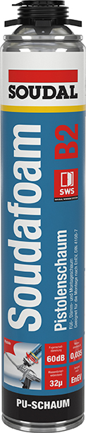 PU-Pistolenschaum 750ml B2 1K-PU-Schaum Produktbild img1 L