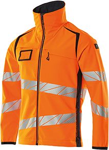 Softshell-Warnschutzjacke Accelerate Hi-Vis Produktbild img1 L