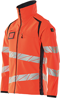Softshell-Warnschutzjacke Accelerate Hi-Vis Produktbild img3 L