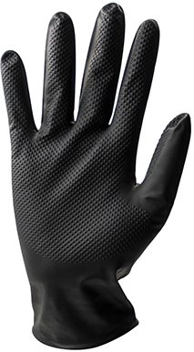 Einweghandschuh Grip schwarz Produktbild img1 L
