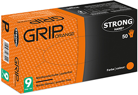 Einweghandschuh Grip orange Produktbild img2 L