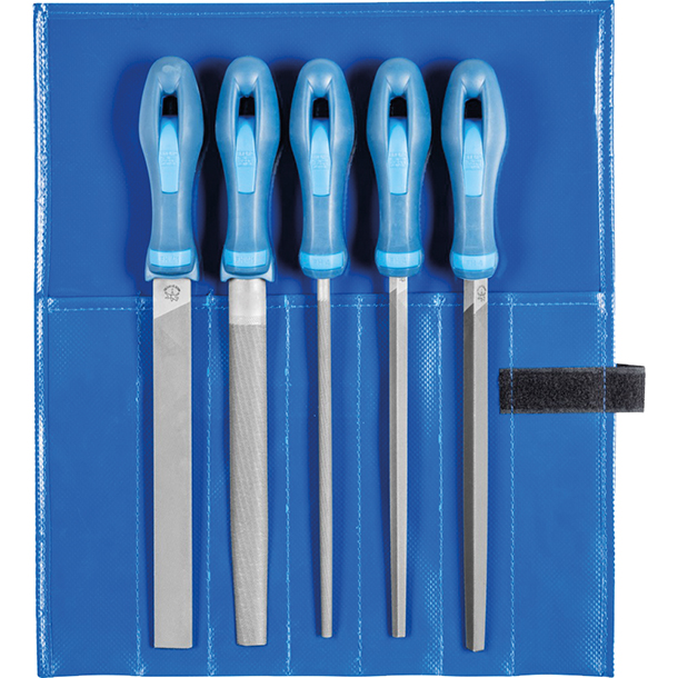 Werkstattfeilensatz H2 5-tlg. mit 2-K-Heft Produktbild img1 L