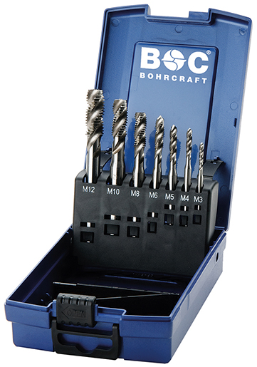 Maschinengewindebohrersatz HSS 7-tlg. M3-M12 Form C 40° RSP, in Kst.-Kassette Produktbild img1 L