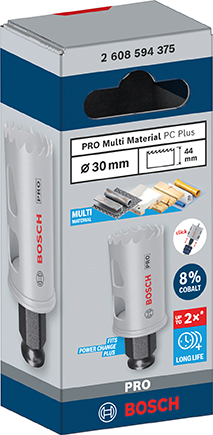 HSS-Bimetall-Lochsäge PRO Multi Material PC Plus Lochsäge Produktbild img2 L